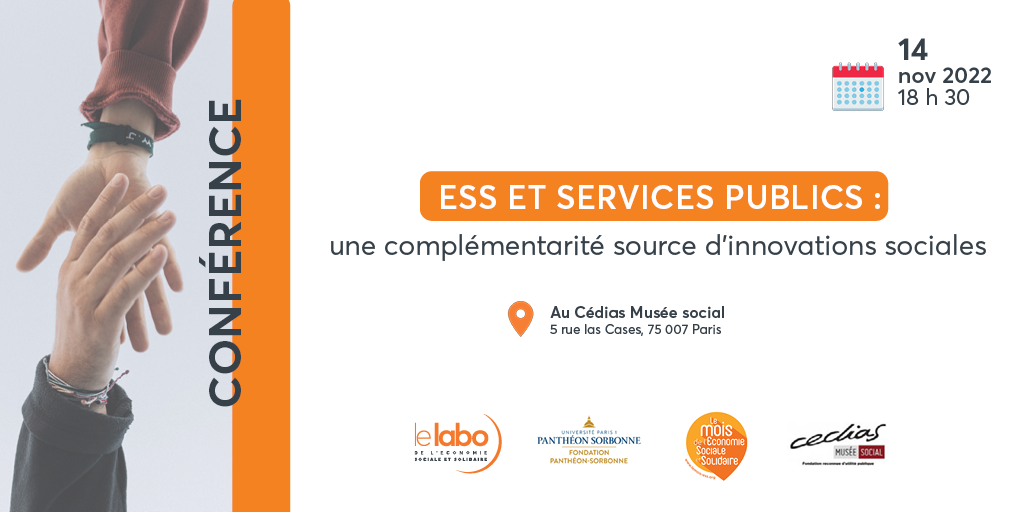 Conférence ESS et services publics, une complémentarité source d